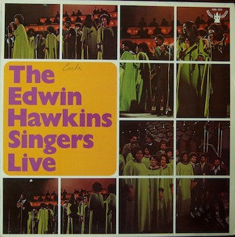 Edwin Hawkins Singers - Live (LP) Vinyl LP Vinyl Zeer Goed / Hoesje Goed "VINYLSINGLES.NL"
