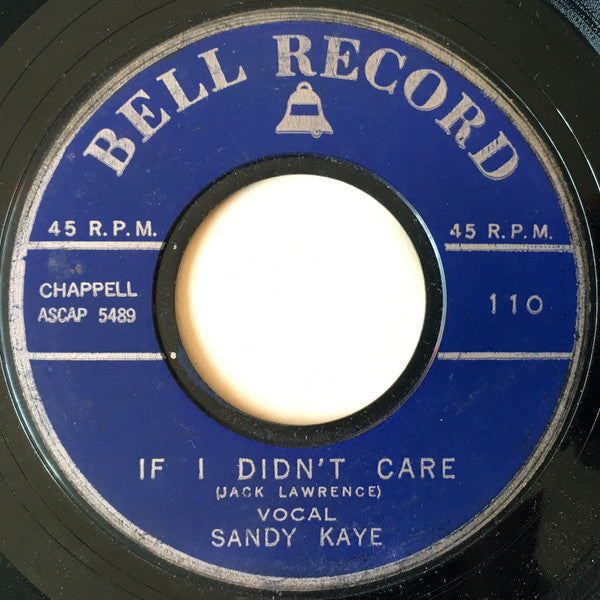Sandy Kaye / Joe Arnold – Wenn es mir egal wäre 13717