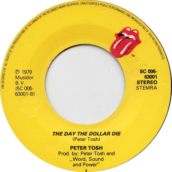 Peter Tosh - Buk-In-Hamm Palace 30534 Vinyl Singles Vinyl Goed / Hoes Goed