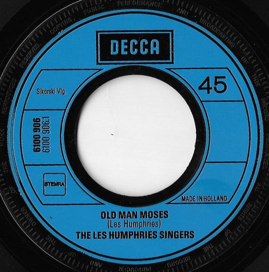 Les Humphries Singers - Old Man Moses 39180 Vinyl Singles Vinyl Goed / Hoes Generic