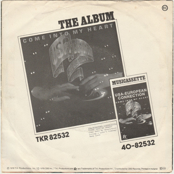 USA-European Connection - Come Into My Heart 15010 Vinyl Singles Vinyl Goed / Hoes Goed
