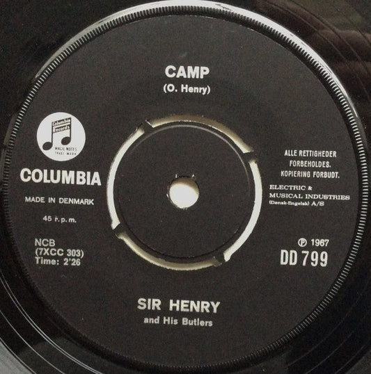 Sir Henry & His Butlers - Camp 42495 Vinyl Singles Vinyl Goed / Hoes Generic