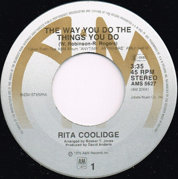 Rita Coolidge - Die Art, wie du die Dinge tust, die du tust 34062