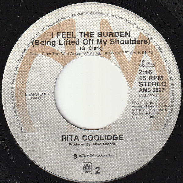 Rita Coolidge - The Way You Do The Things You Do 34062 Vinyl Singles Vinyl Goed / Hoes Goed