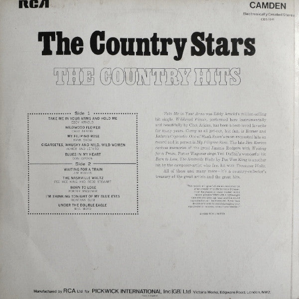Various - The Country Stars, The Country Hits (LP) 41349 Vinyl LP Vinyl Goed / Hoes Goed