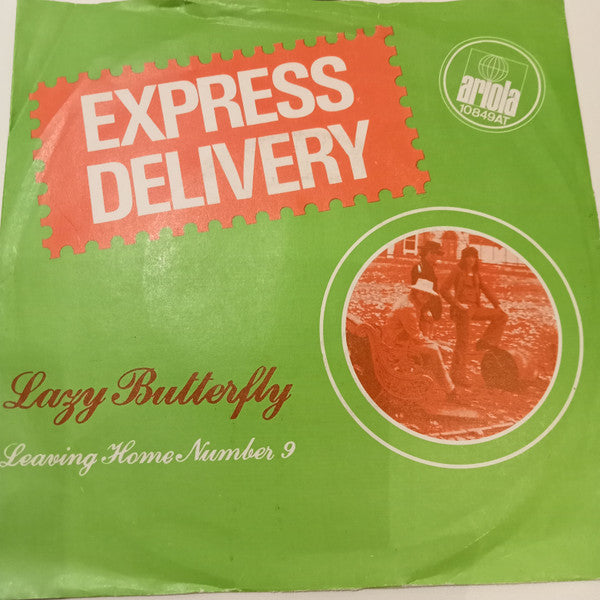 Express Delivery - Lazy Butterfly (B-Keus) Vinyl Singles Vinyl (G) <br> Hoes (F) "VINYLSINGLES.NL"