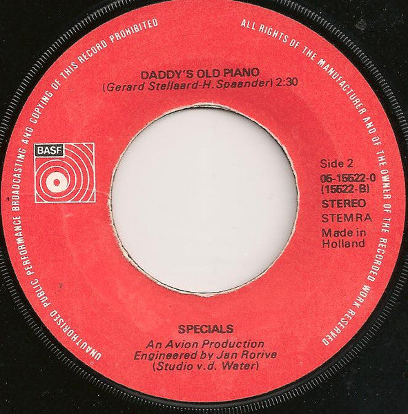 Specials - Regreza Maria 08012