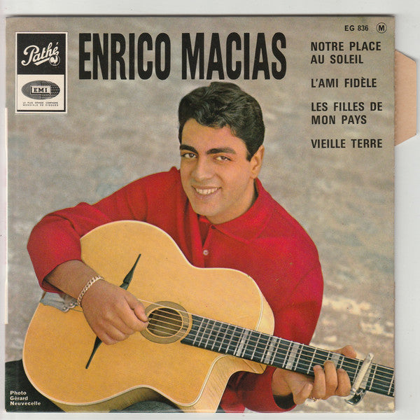 Enrico Macias - Notre Place Au Soleil Vinyl Singles EP Vinyl Zeer Goed / Hoesje Goed "VINYLSINGLES.NL"