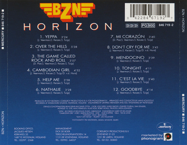 BZN - Horizon (CD) 70654 Compact Disc Goede Staat