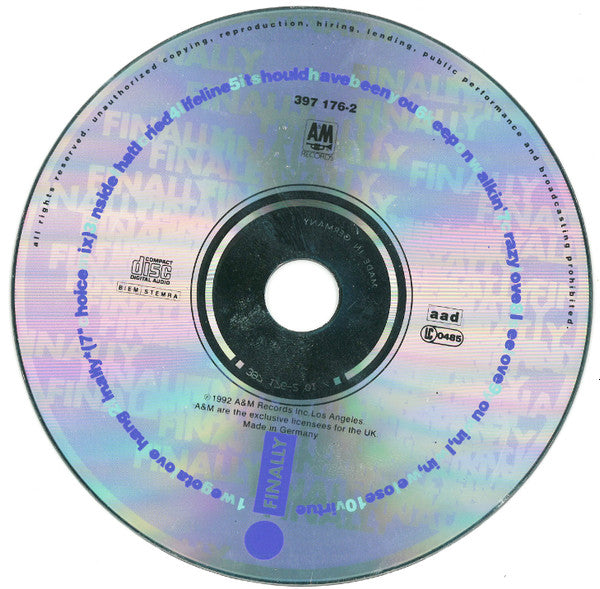 Ce Ce Peniston - Finally (CD) Compact Disc Goede Staat "VINYLSINGLES.NL"