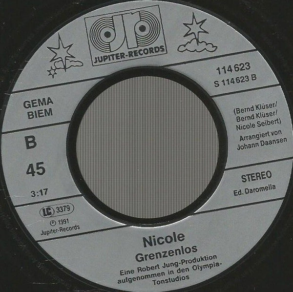 Nicole - Ein Leises Lied 17363 Vinyl Singles Vinyl Goed / Hoes Goed