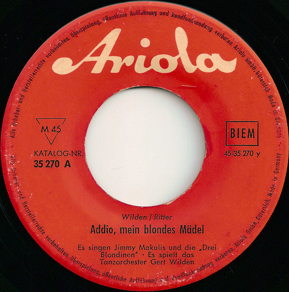 Jimmy Makulis - Gitarren Klingen Leise Durch Die Nacht 30419 Vinyl Singles Vinyl Goed / Hoes Redelijk