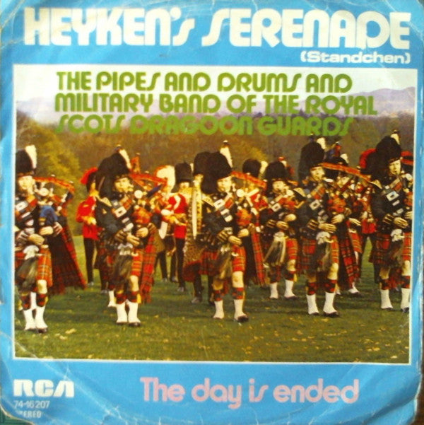 Pipes And Drums And Military Band Of The Royal Scots Dragoon Guards - Heyken's Serenade (Standchen) 23162 Vinyl Singles Vinyl Goed / Hoes Goed