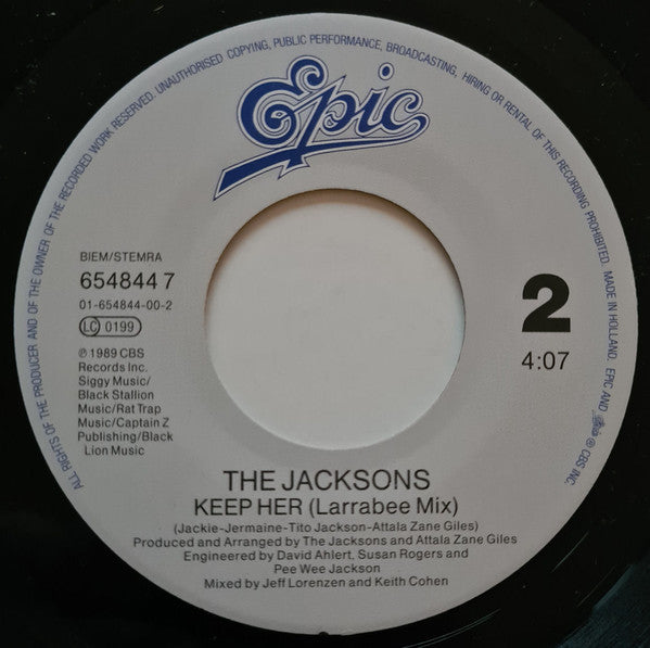 Jacksons - Art Of Madness 21557 Vinyl Singles Vinyl Goed / Hoes Goed