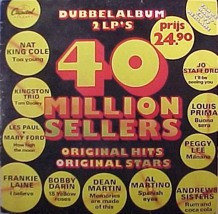 Various - 40 Million Sellers (LP) 49902 Vinyl LP Dubbel Vinyl Goed / Hoes Goed