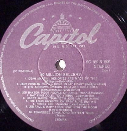 Various - 40 Million Sellers (LP) 49902 Vinyl LP Dubbel Vinyl Goed / Hoes Goed