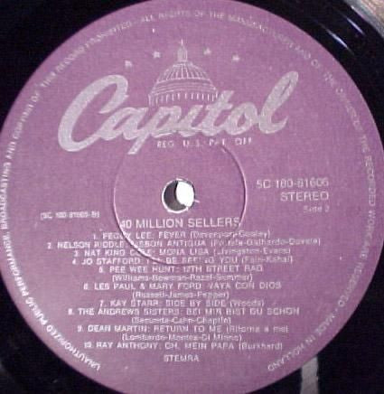 Various - 40 Million Sellers (LP) 49902 Vinyl LP Dubbel Vinyl Goed / Hoes Goed