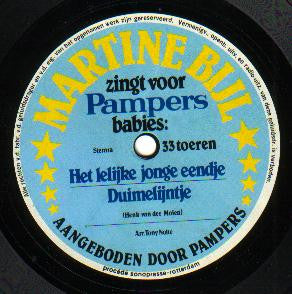 Martine Bijl - Zingt Voor Pamper Babies: Het Lelijk Jonge Eendje (Flexi-discs) Vinyl Singles Vinyl Goed / Hoes Goed