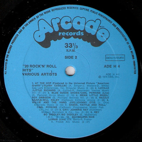 Various - 20 Rock 'N' Roll Hits (LP) 49460