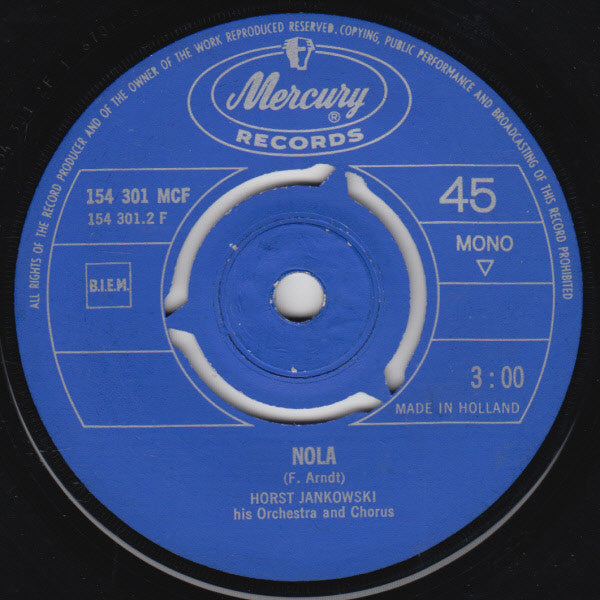 Horst Jankowski His Orchestra And Chorus - A Walk In The Black Forest Vinyl Singles Vinyl Zeer Goed / Hoesje Goed "VINYLSINGLES.NL"