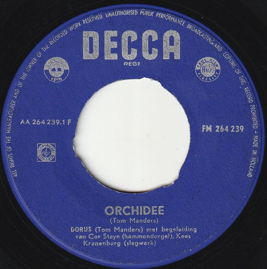 Dorus - Orchidee 38890 Vinyl Singles Vinyl Goed / Hoes Generic