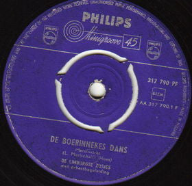 Limburgse Zusjes - De Boerinnekes Dans 38303 Vinyl Singles Vinyl Goed / Hoes Goed