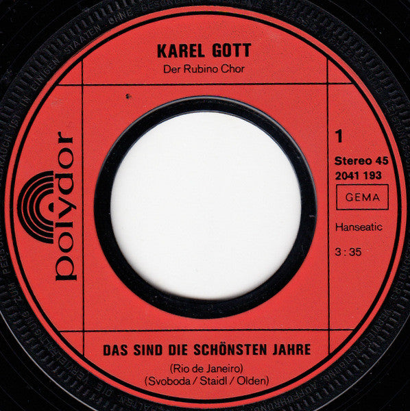 Karel Gott - Das Since Die Schönsten Jahre 33315