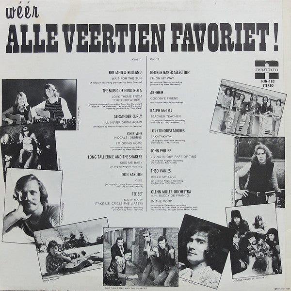 Various - Wéér Alle Veertien Favoriet (LP) 48800 Vinyl LP Vinyl Goed / Hoes Goed