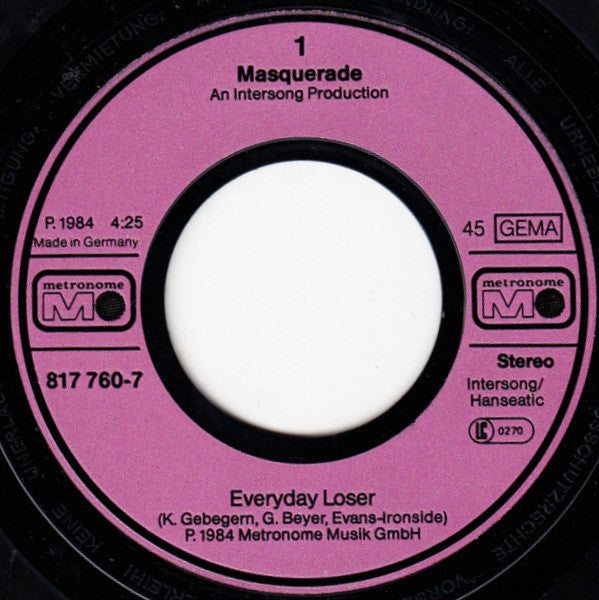 Masquerade - Everyday Loser 30194