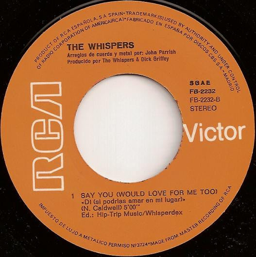 Whispers - I Can Make It Better 32906 Vinyl Singles Vinyl Goed / Hoes Goed