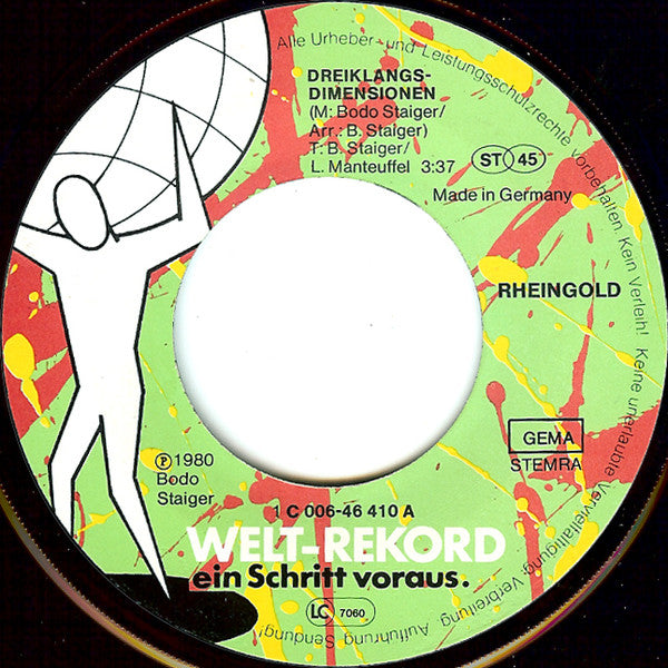 Rheingold - Dreiklangs-Dimensionen 32910 Vinyl Singles Vinyl Goed / Hoes Goed