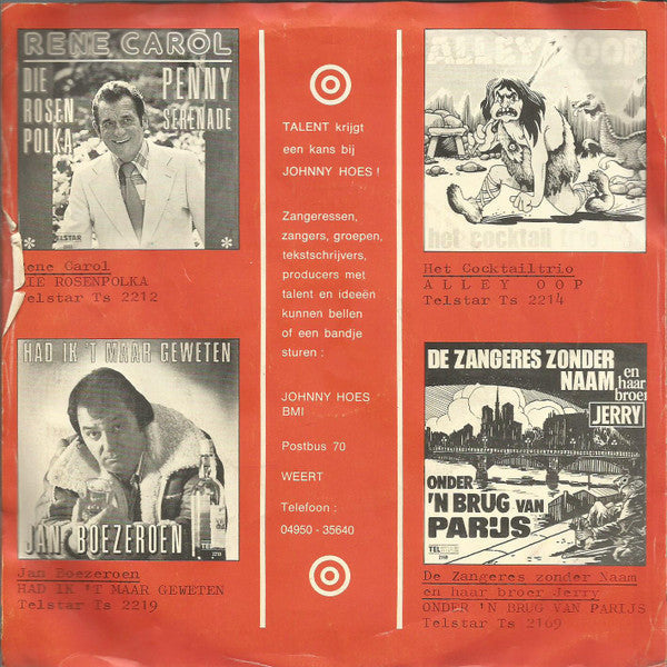 Cees En Marjan - Hoe Lang Zou 't Duren 43546 Vinyl Singles Vinyl Goed / Hoes Goed