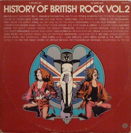 Various - History Of British Rock Vol. 2 (LP) 49548 Vinyl LP Dubbel Vinyl Goed / Hoes Goed