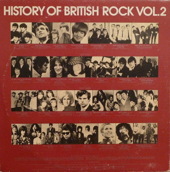 Various - History Of British Rock Vol. 2 (LP) 49548 Vinyl LP Dubbel Vinyl Goed / Hoes Goed