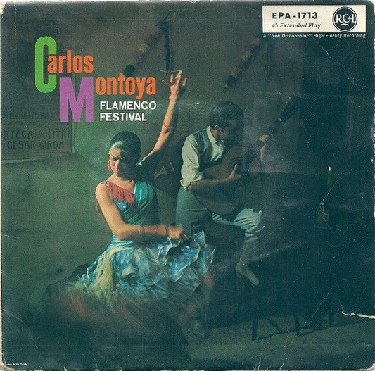 Carlos Montoya - Flamenco Festival 35739 Vinyl Singles EP Vinyl Goed / Hoes Goed