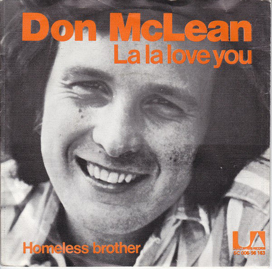 Don McLean - La La Love You 08497 Vinyl Singles Vinyl Goed / Hoes Goed