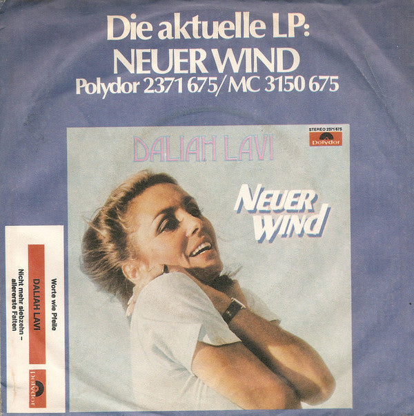 Daliah Lavi - Worte Wie Pfeile Vinyl Singles Vinyl Zeer Goed / Hoesje Goed "VINYLSINGLES.NL"