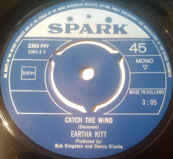 Eartha Kitt - Hurdy Gurdy Man Vinyl Singles Vinyl Zeer Goed / Hoesje Generic "VINYLSINGLES.NL"