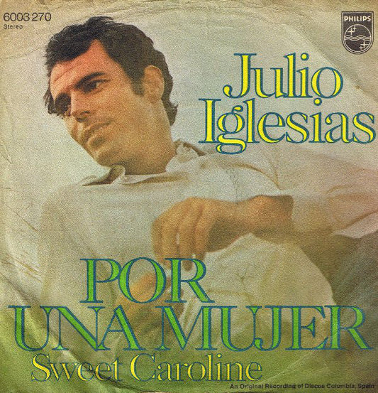 Julio Iglesias - Por Una Mujer 05481 Vinyl Singles Vinyl Goed / Hoes Goed