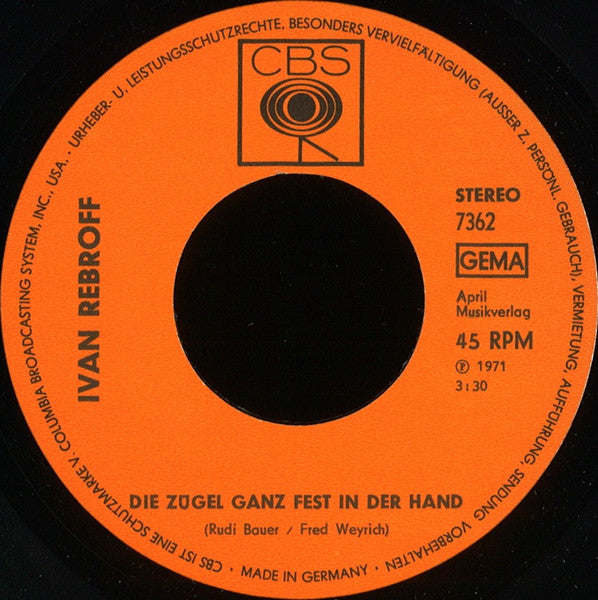 Ivan Rebroff - Mein Russland, Du Bist Schon 39528 Vinyl Singles Vinyl Goed / Hoes Goed