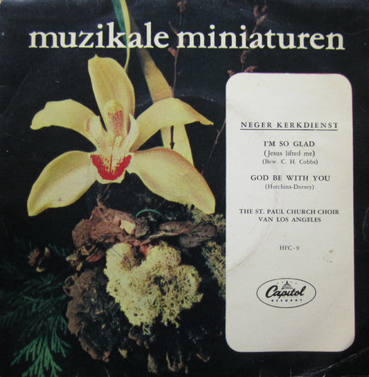 St. Paul Church Choir Van Los Angeles - Neger Kerkdienst 20475 Vinyl Singles Vinyl Goed / Hoes Goed