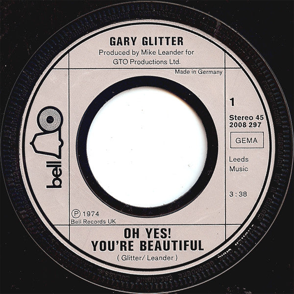 Gary Glitter - Oh Yes! You're Beautiful 14092