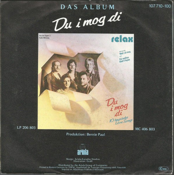 Relax - Bleib Heut' Nacht Bei Mir 37700 Vinyl Singles Vinyl Goed / Hoes Goed