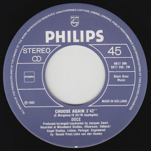 Doce - For The Love Of Conchita 12869 Vinyl Singles Vinyl Goed / Hoes Goed