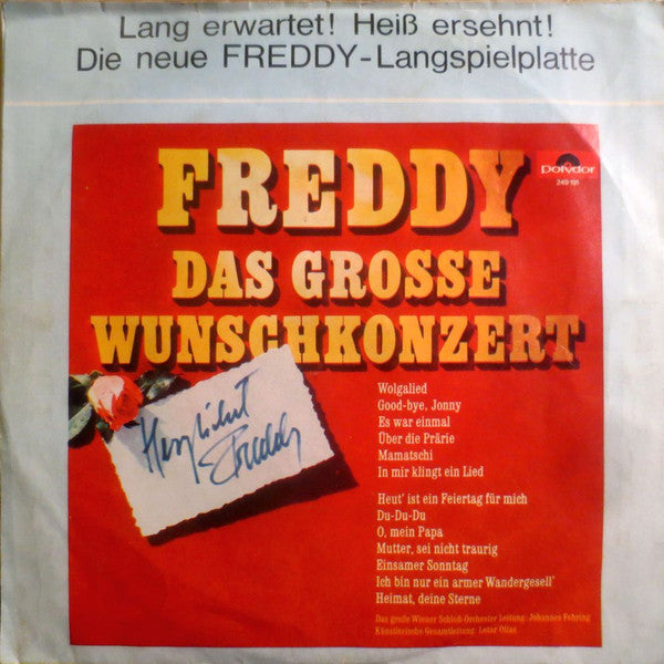 Freddy - Seemann Weit Bist Du Gefahren 14650 Vinyl Singles Vinyl Goed / Hoes Goed