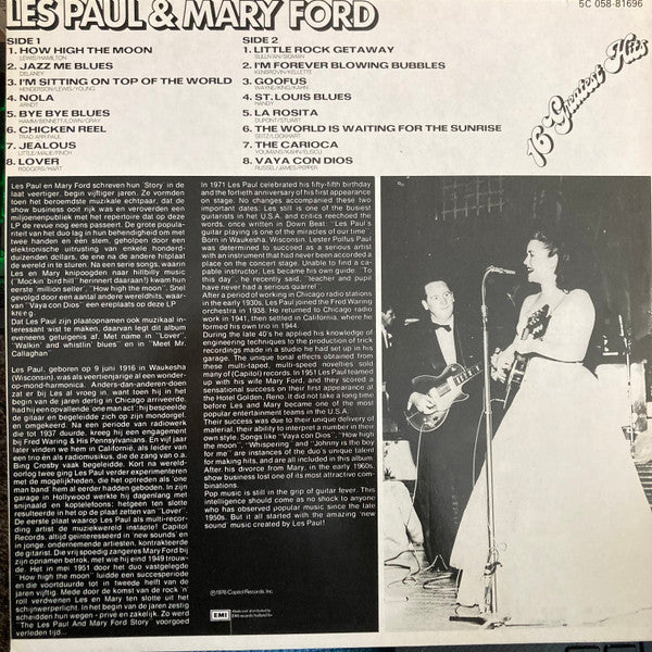 Les Paul & Mary Ford - 16 Greatest Hits (LP) 50393 Vinyl LP Vinyl Goed / Hoes Goed