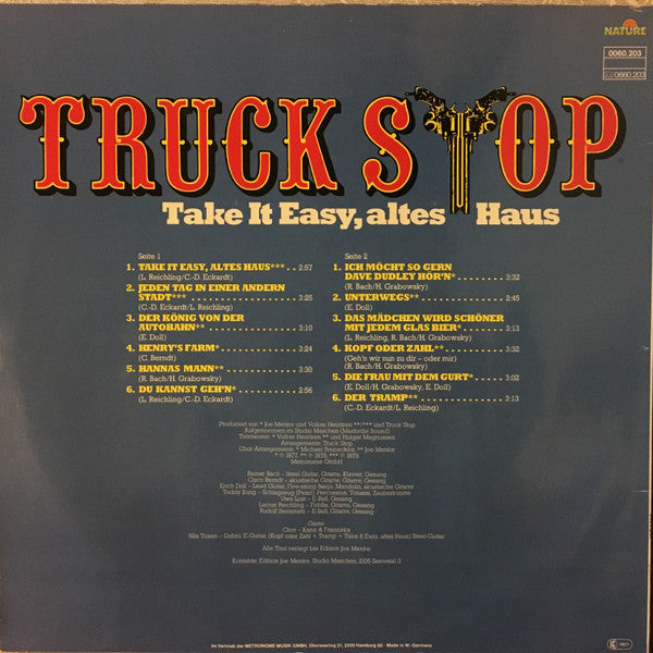 Truck Stop - Take It Easy, Altes Haus (LP) 49336 Vinyl LP Vinyl Goed / Hoes Goed