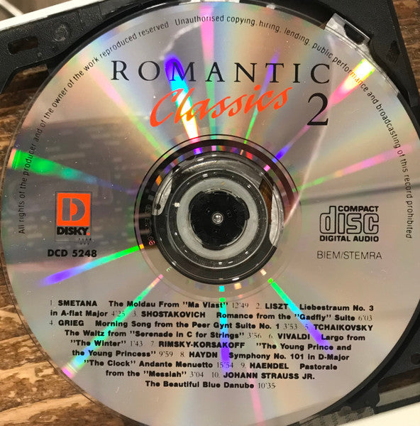 Various - Romantic Classics 2 (CD) 70390 Compact Disc Goede Staat