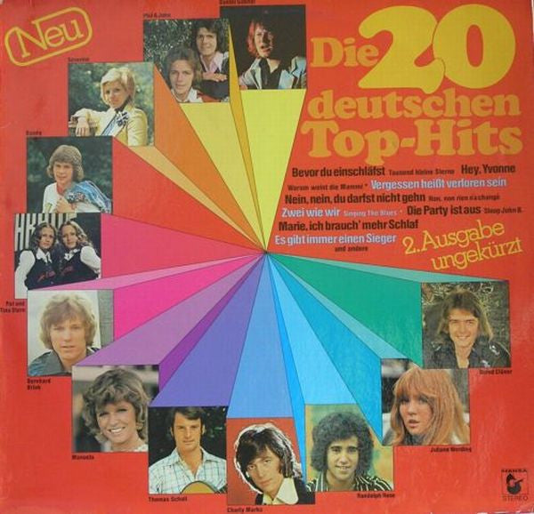 Various - Die 20 Deutschen Top-Hits - 2. Ausgabe / Neu / Ungekurzt (LP) 42189 Vinyl LP Vinyl Goed / Hoes Goed
