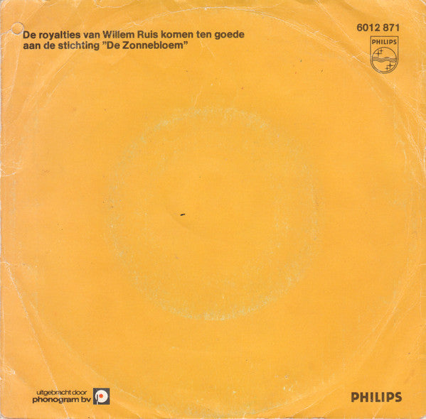 Willem Ruis - Laat Me Effe Drukken 18063 Vinyl Singles Vinyl Goed / Hoes Goed